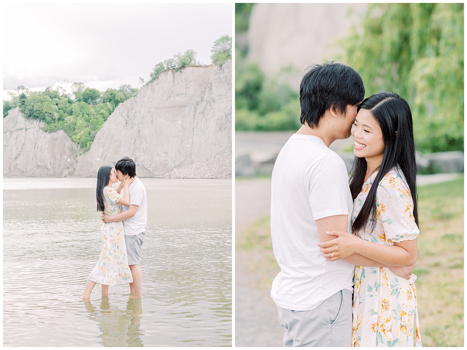 Couple's Engagement Session at Scarborough Bluffs